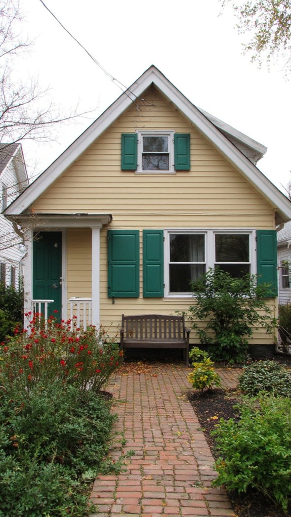 charming colonial with shutters