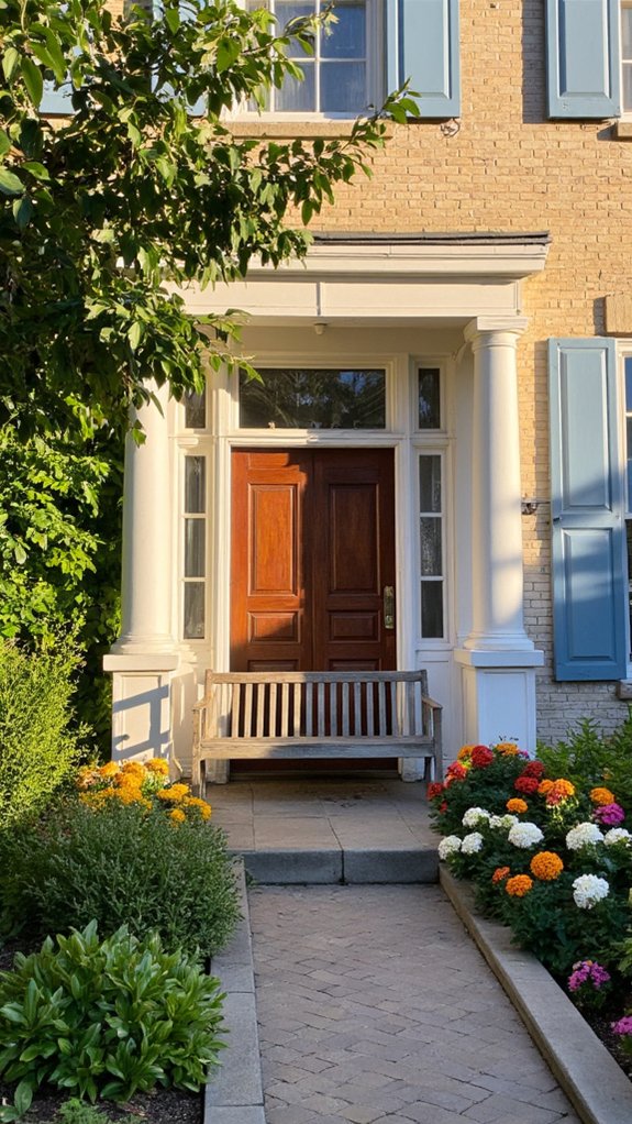 charming colorful shuttered windows