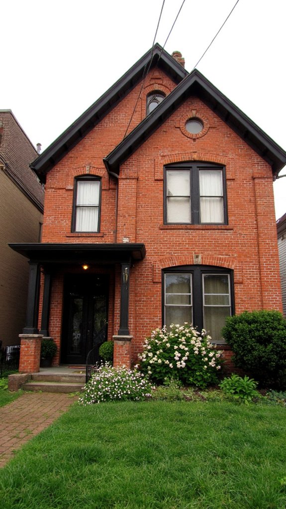 charming contrast of architecture