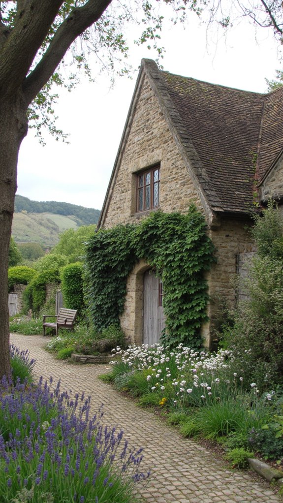 charming cottage gabled roofs