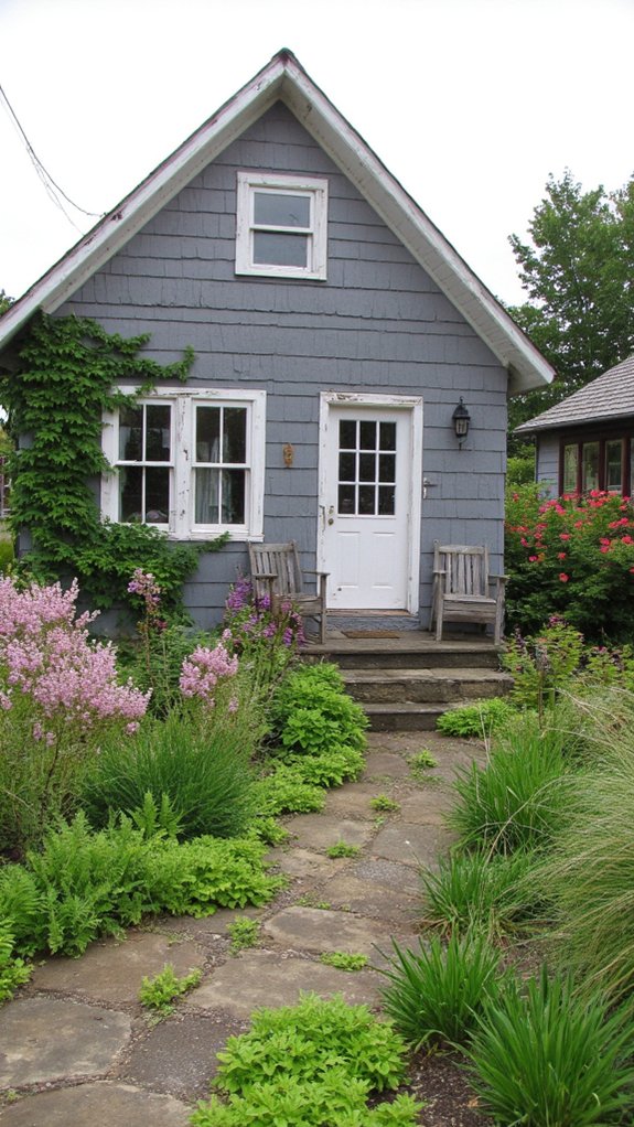 charming cottage vibrant gardens