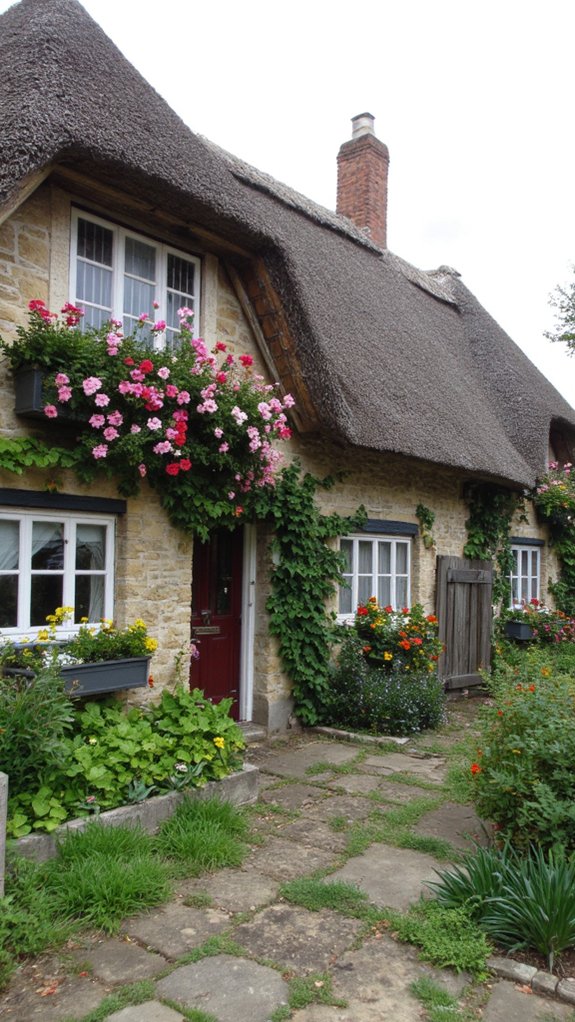 charming cottage window boxes