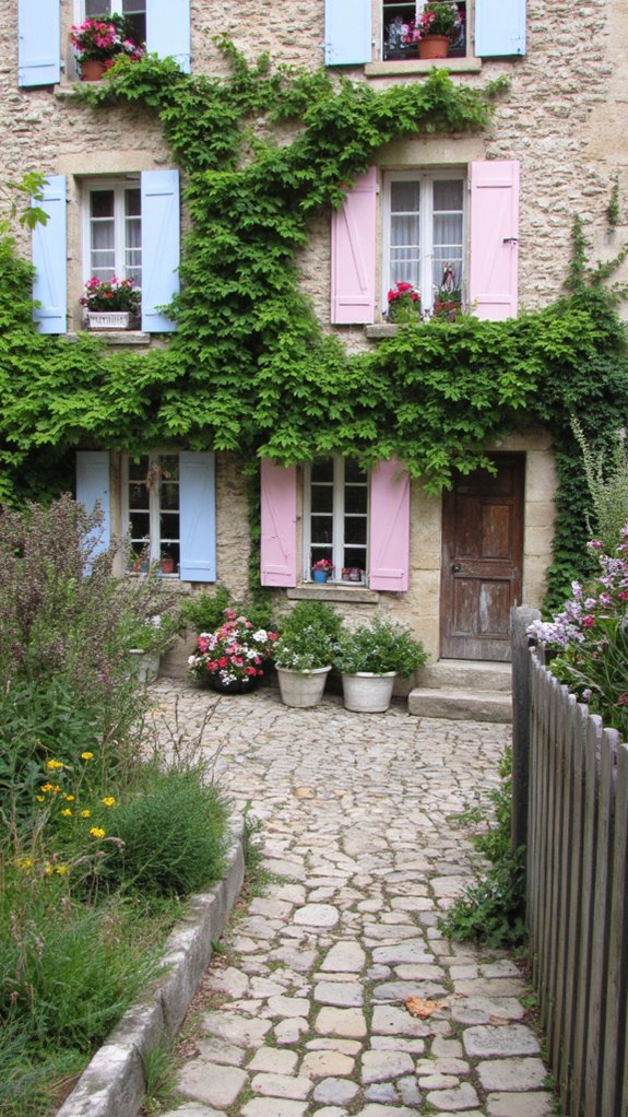 charming cottage window shutters
