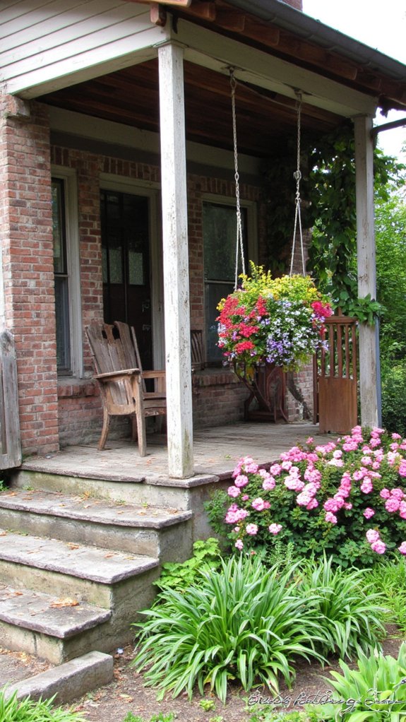 charming cottage with flowers