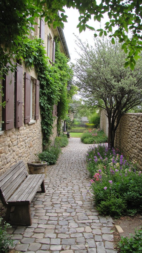 charming courtyard garden oasis