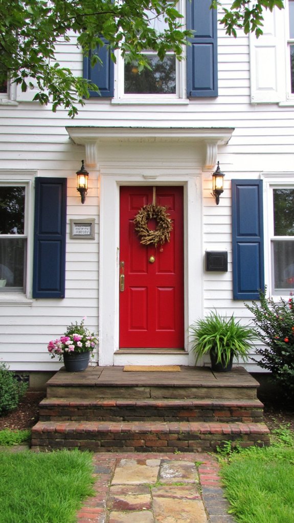 charming entryways with warmth