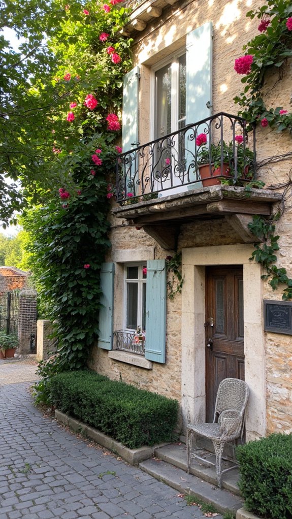 charming french cottage balconies