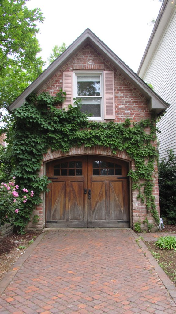 charming functional breezeway garage