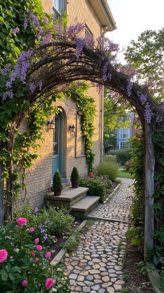 charming garden arbors elevate