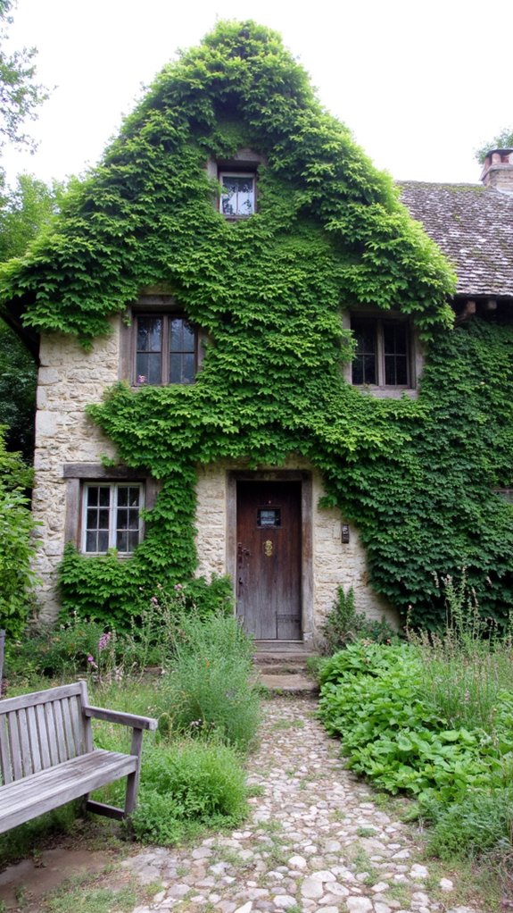 charming ivy covered cottage