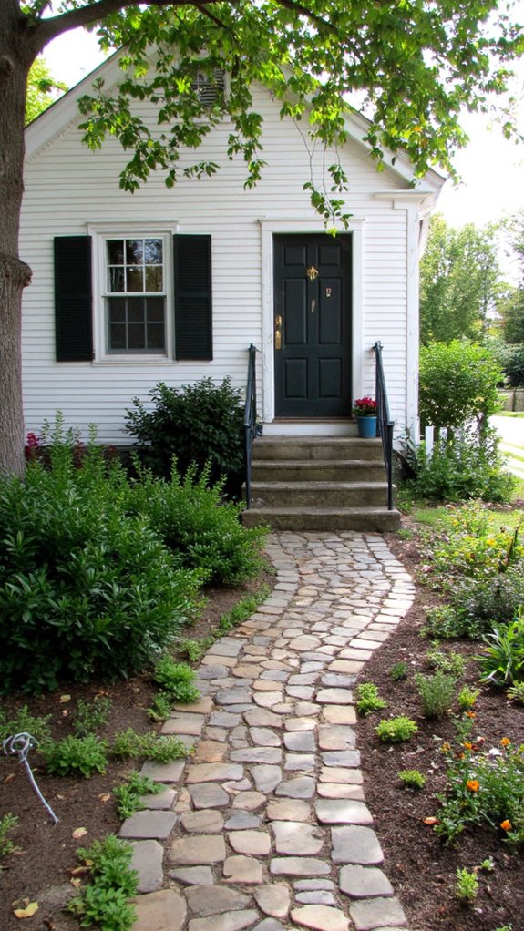 charming natural stone pathways