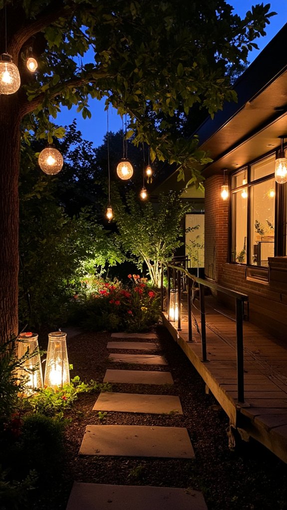 charming outdoor lantern arrangements