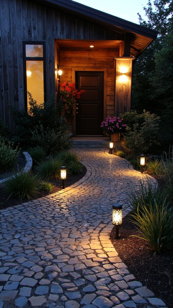 charming outdoor pathway illumination
