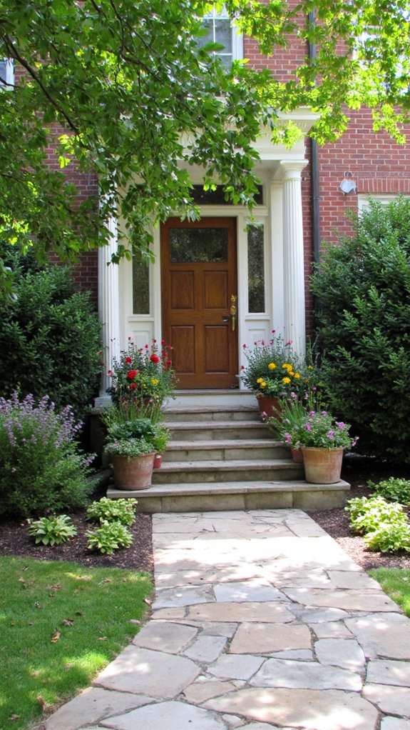 charming pathways enhance entryway