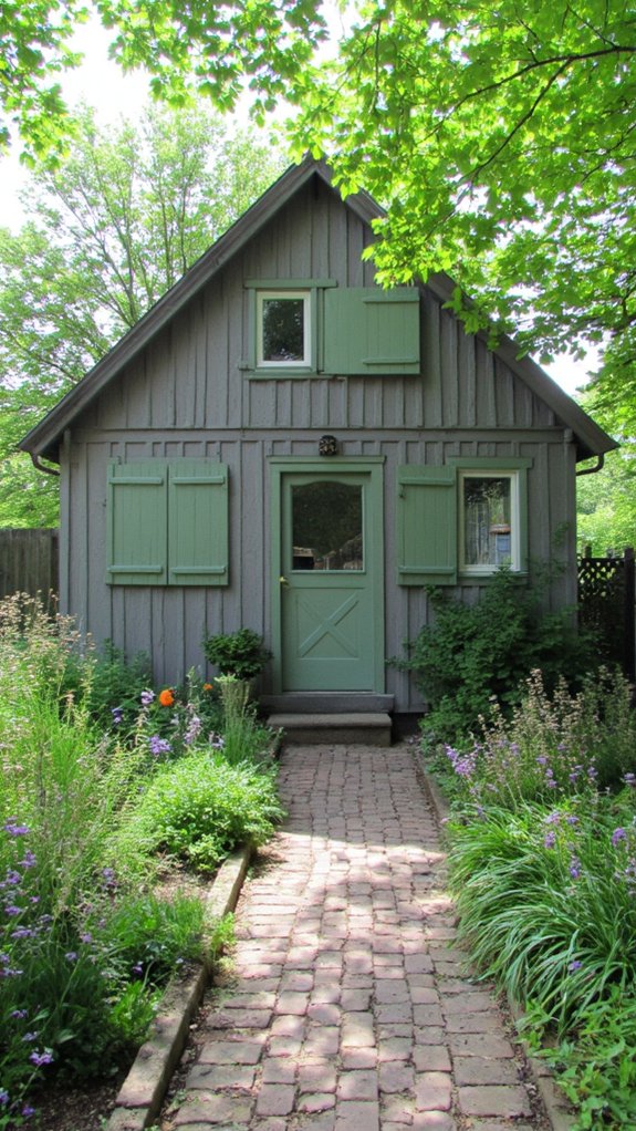 charming practical cozy shutters