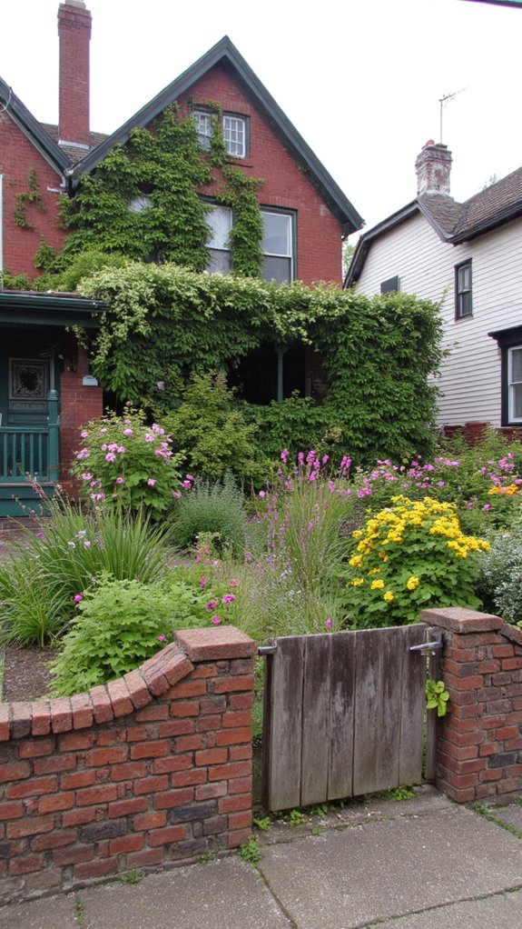 charming red brick boundaries