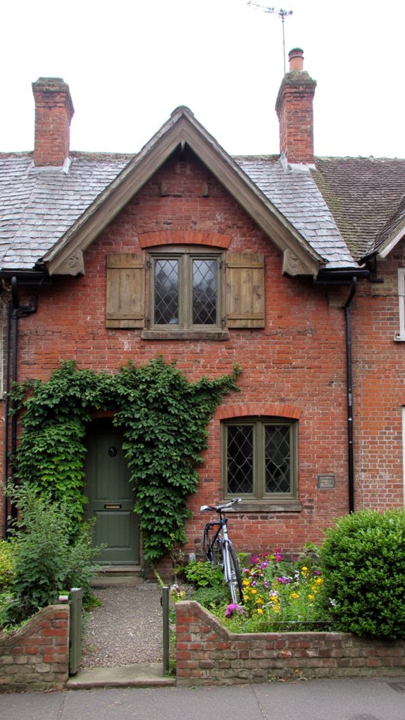 charming red brick cottages