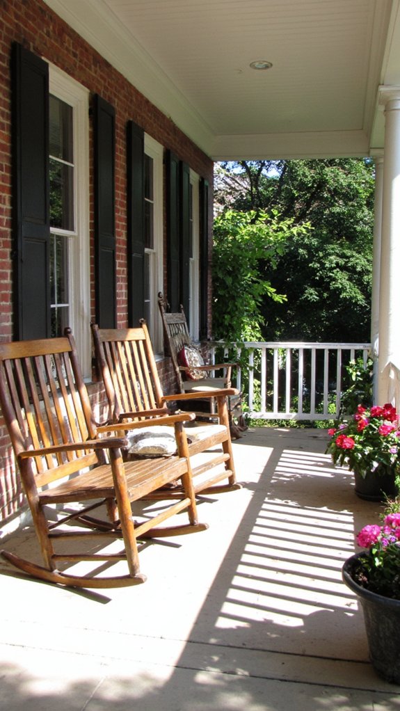 charming rocking chair decor
