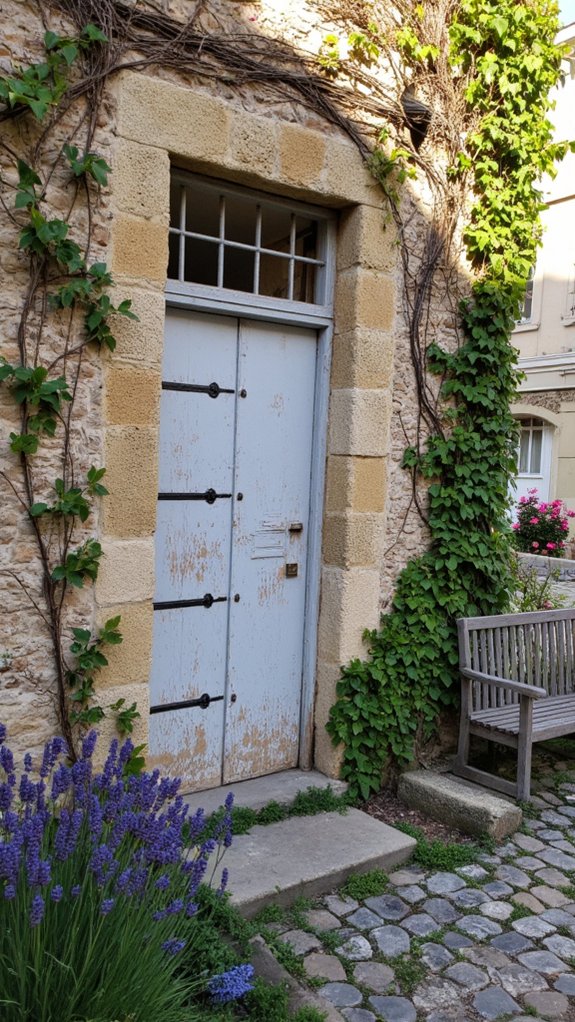 charming rustic entryway doors