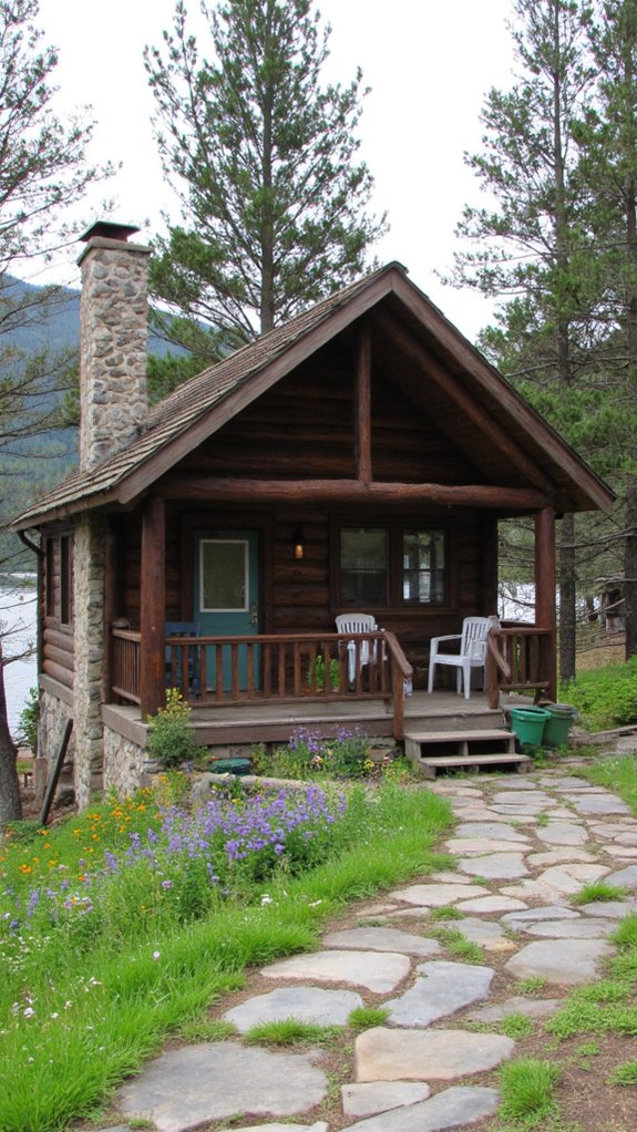 charming rustic log retreat