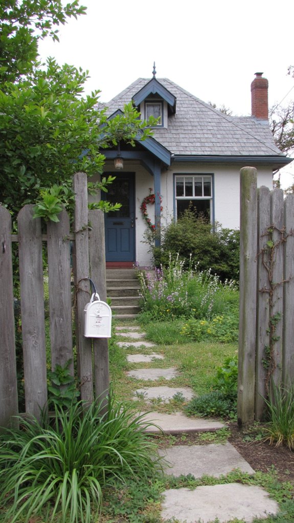 charming rustic wooden fencing