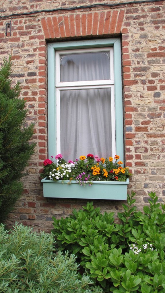 charming seasonal window planters