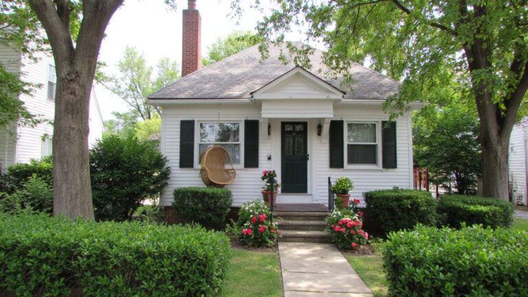 charming small colonial exteriors