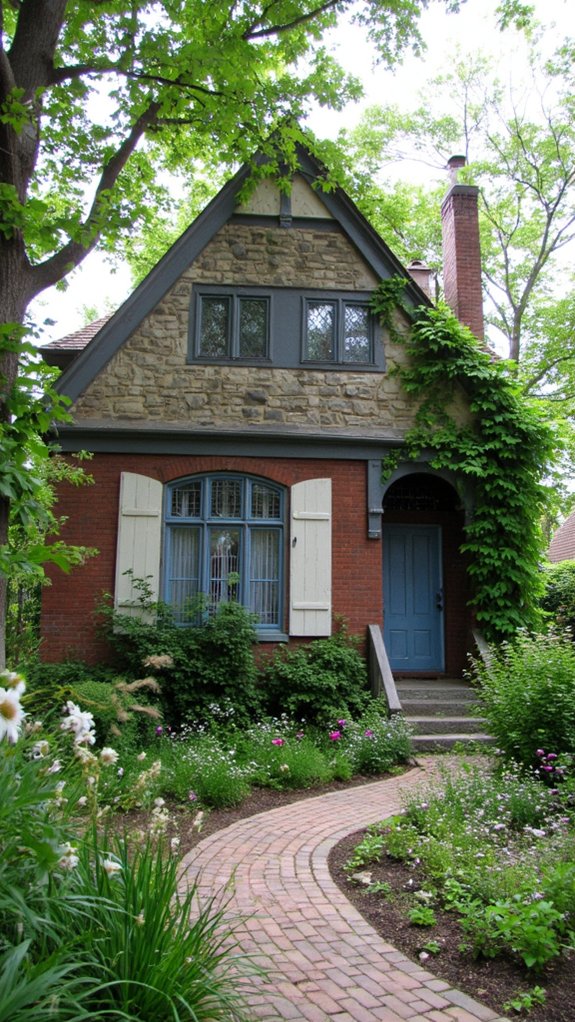 charming tudor window designs