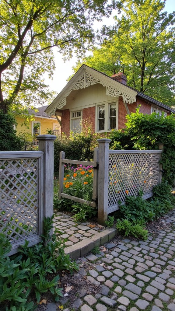 charming victorian cottage fencing