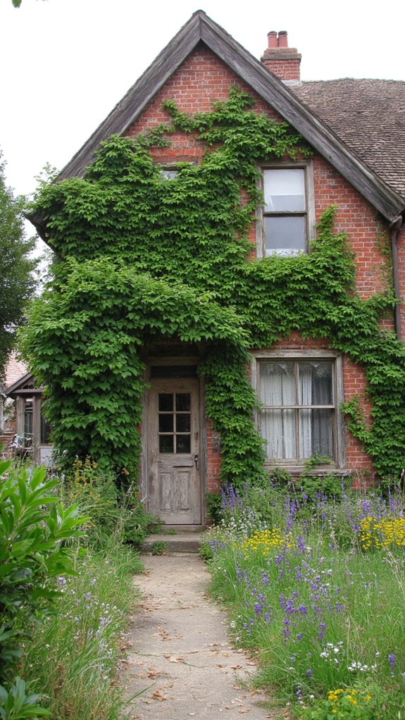 charming vintage brick ivy