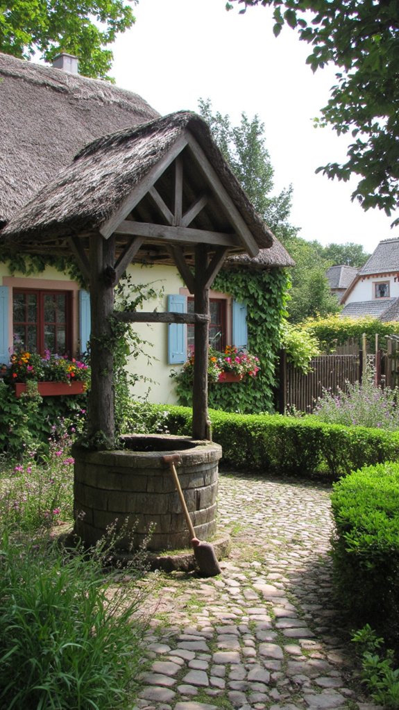 charming vintage cottage well