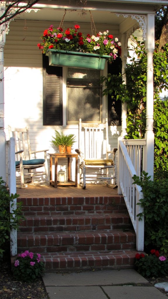 charming vintage porch furnishings