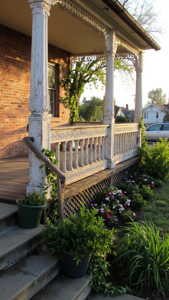 charming vintage porch railings