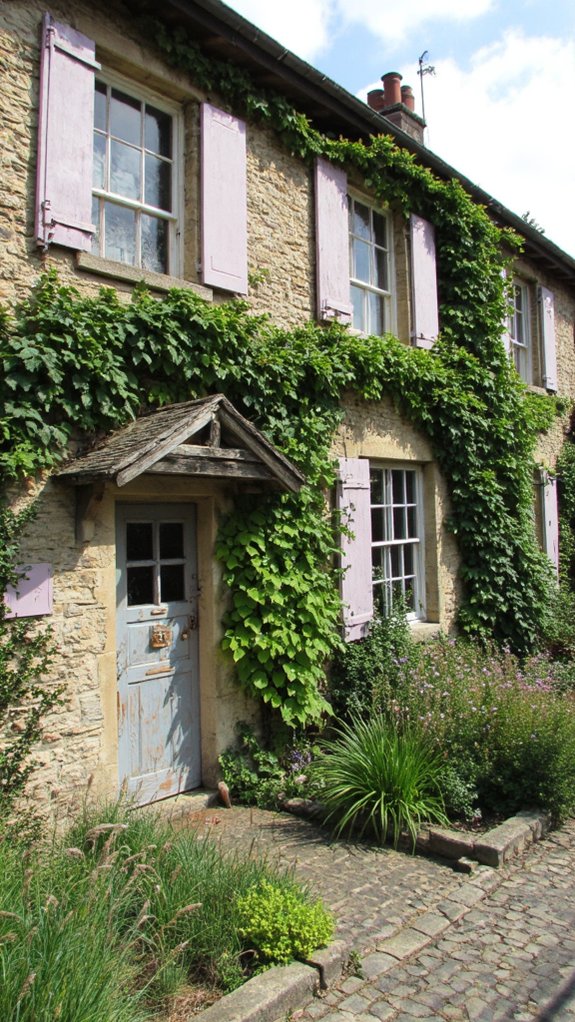 charming vintage windows and shutters