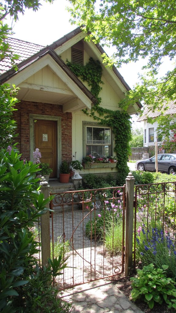 charming vintage wire fencing