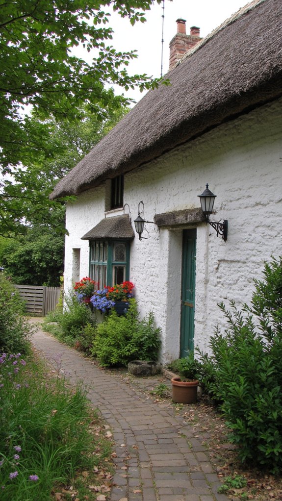charming whitewashed cottage fa ades