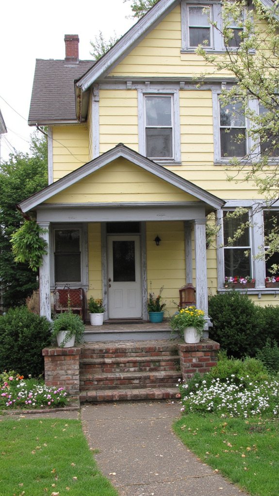 cheerful colonial color combination