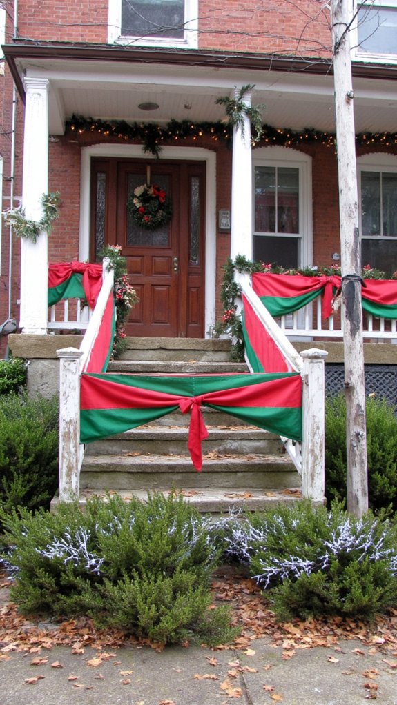 cheerful outdoor holiday decor