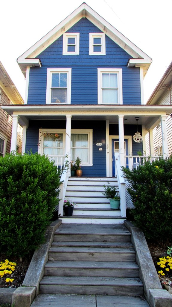 coastal blue colonial charm