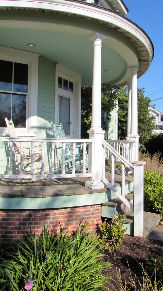 coastal cottage with porch