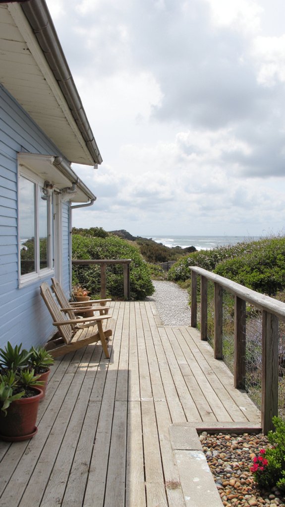 coastal retreat deck designs