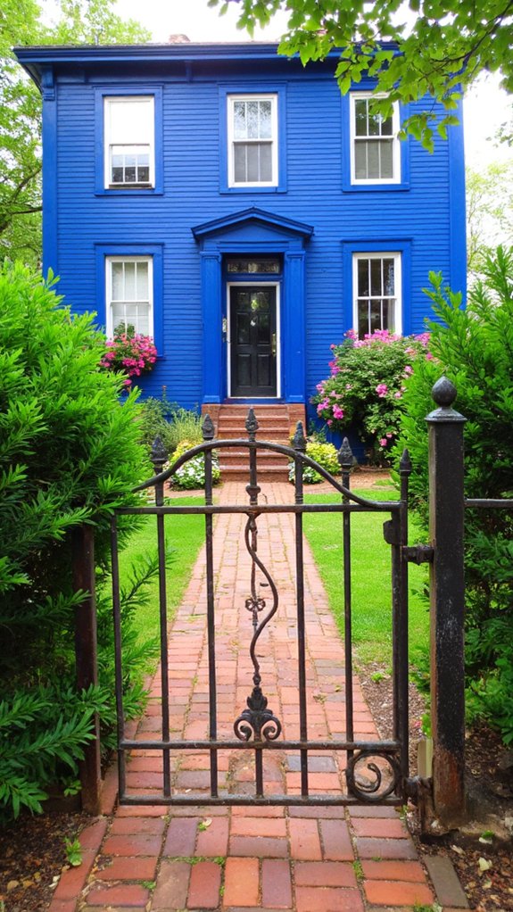 cobalt blue colonial charm