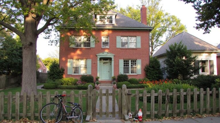 colonial brick house inspiration