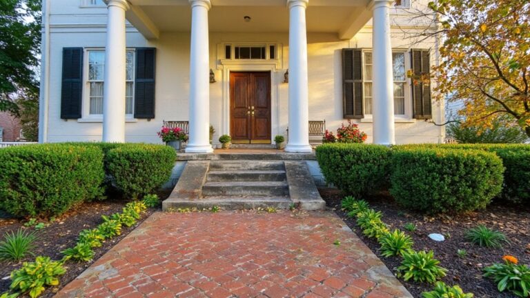 18 Colonial House Exterior With Columns That Create A Grand Entrance colonial grand entrance columns