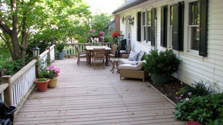 colonial outdoor deck designs