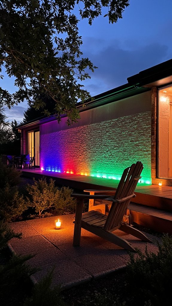 color changing outdoor lighting ambiance