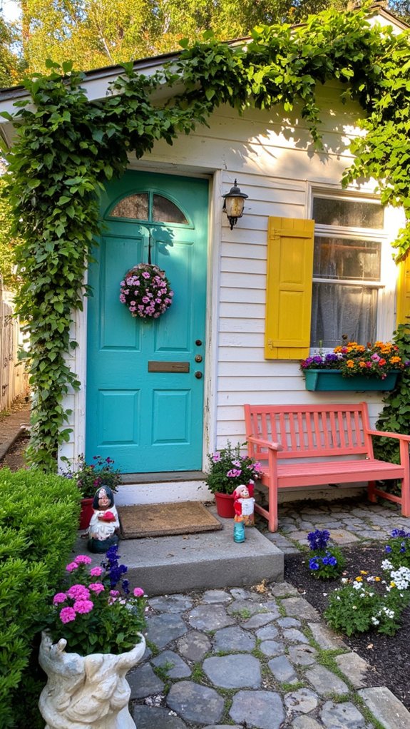 colorful eclectic cottage charm