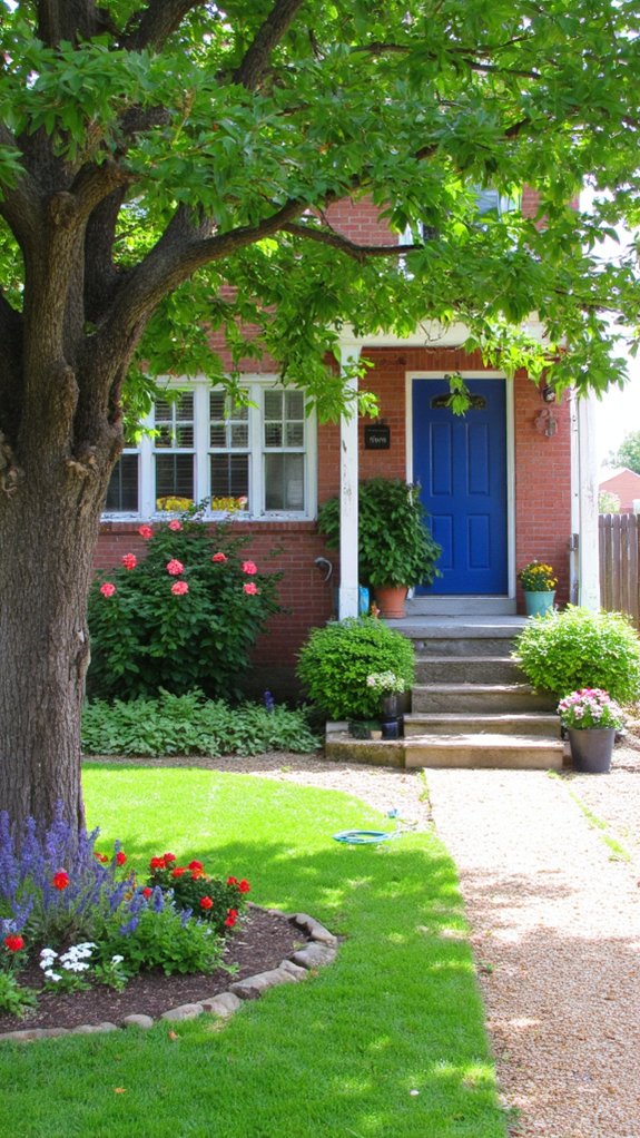 colorful flowers and decorations