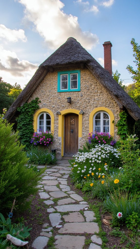 colorful whimsical cottage charm