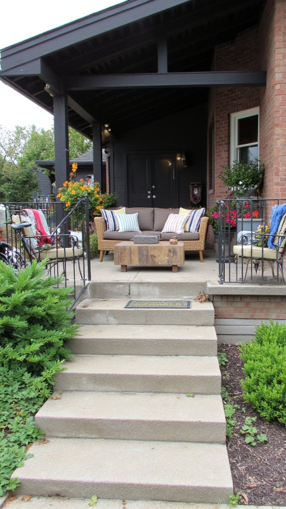 comfortable stylish porch furniture
